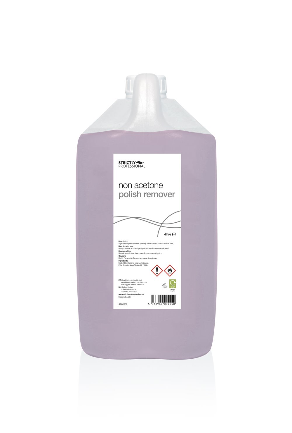 Strictly Professional Non Acetone Nail Polish Remover Bellitas